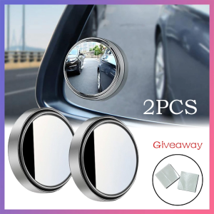 Aksesoris Mobil Berkualitas: 2 PCS 360 Derajat HD Blind Spot Cermin Mobil