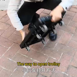 Trolley Foldable PREMIUM QUALITY foldable trolley takes up to 200kg! Extra thick and strong wheels of 5cm wide. Premium Plus 6 wheels for easy maneuvre 360 degrees