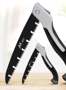 เลื่อยมือขนาดใหญ่ เลื่อยพับ เลื่อยกิ่งไม้ เลื่อยทำสวน เหล็กSK5 ไม่เป็นสนิม แข็งแรง เลื่อยหางหนู ตัดไม้ เลื่อยอเนกประสงค์ มีล็อคนิรภัย