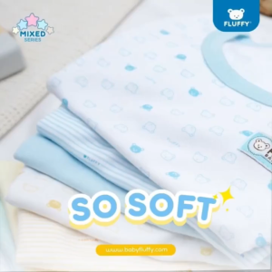 Setelan Panjang New Born (0-3 Bulan) Fluffy | Setelan Bayi