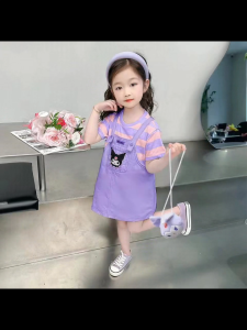 Baju Setelan Anak Perempuan Usia 1-5th & Dress Kuromi Anak Free Tas
