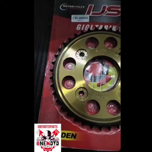 GIR GEAR GIGI SET TARIK DEPAN BELAKANG 40T-13T/428 SUPRA X 125 FIT NEW REVO KARISMA KUALITAS SUPER