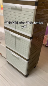 Lemari Plastik Mini Club 4 Susun WSP