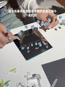 DIY Bunga Tulip Lampu LED Box: Dekorasi Hadiah Liburan