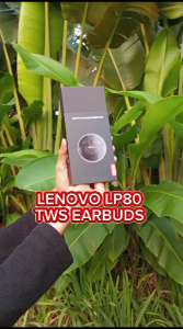 Lenovo Thinkplus LP80 TWS Bluetooth Wireless Earphone Olahraga Headset Waterproof-White