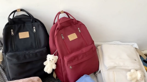 Uniqkids Large capacity children backback for girls student waterpoof double zipper for teenager ( NO accessories)