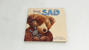 Bear Feels Sad Board Book Hardcover To Learn Feelings With Beautiful Illustrations For Kids