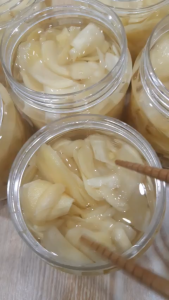350gr CỦ GỪNG NGÂM GIẤM chua ngọt - NHÀ LÀM