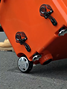 กระติกตกปลา MAWEIBE 40 ลิตร (มีล้อลาก) สีส้ม กระติกชิงหลิว ตกปลาครบชุด