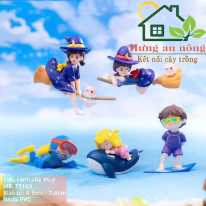 TT143 - Tiểu cảnh phù thủy thợ lặn trang trí biển hồ cá - nhớ xem phần mô tả