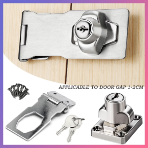 Kunci Pintu Rumah Keamanan Alat Kunci Stainless Tebal 2.5 Inch Penguncian Rotasi 90°