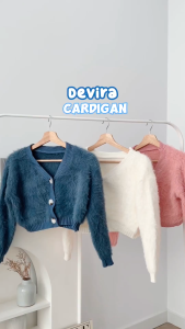 ELYCLOTH | DEVIRA CARDIGAN | CARDIGAN RAJUT WANITA PREMIUM FURY KNIT