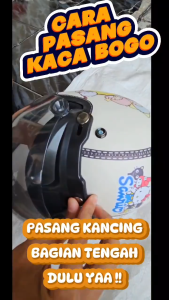 Helm Cewek Model Kaca Bogo Usia 2-7 Tahun Karakter Boneka Lol Ungu