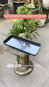 Tatakan Alas Pot Panjang Elang 50 Hitam - TRAY PANJANG EGP 50 HITAM