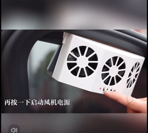 HOMEAPPLIANCESOLUTIONS Solar exhaust fan for car USB fan Environmental protection and energy saving car exhaust fan Car Windows summer radiator Cooling air circulation ventilation fan inside the car