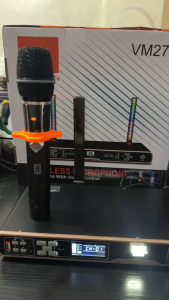 Newest JBL Harman VM2700 Chargerable UHF Bluetooth Wireless Microphone With LED Breathing Light For Professional KTV Entertainment