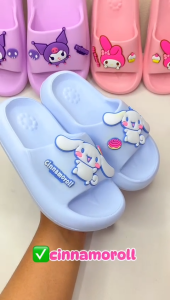 Sepatu Sandal Selop Anak Melody Kuromi Cinnamoroll Hello Kitty