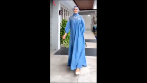 Gamis Wanita Dewasa Jumbo Aurora Dres BC Crinkle Airflow Apk Bordir Dress Bordir Elegan Mewah Busui