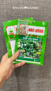 Hạt giống Khổ qua (Mướp đắng) lai F1 Khổ qua rừng - Gói 2gr - Tỉ lệ nảy mầm >90% - Trồng quanh năm
