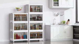 L72CM-4/5 Layers Large Capacity Storage Cabinet Folable Storage Cabinet Almari Pakaian 收纳柜(UP TO 412L) Cabinet Storage Rack rak letak baju lipat