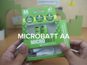 2pcs Smartoools Baterai AA Batre Cas isi Ulang USB Type-C Batrai Jam Batrei Casan Baterei Mainan