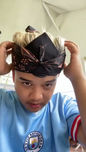 Topi ikat Rambut blangkon udeng dengan 8 variasi warna