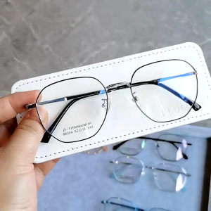 Gọng Kính Cận Dẻo Đa Giác Nam Nữ Braby Glasses Chất Liệu Titanium Gọng Mảnh Siêu Nhẹ Thiết Kế sang Trọng MK99