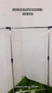 GANTUNGAN BAJU / HANGER / Jemuran Baju single roda 4 / GANTUNGAN BAJU SERBAGUNA / PORTABLE / SINGLE STAND HANGER / Single Stand Hanger Expandable Clothes Hanger Stainless Steel