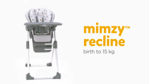 [Joie] Mimzy™ Recline Highchair - Suitable From Birth to 15kg Adjustable Recline - Portrait / Arctic