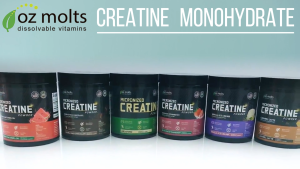 Ozmolts Creatine Monohydrate Micronized Powder: Gluten Free Muscle Builder for Men & Women Workout Solution to Promote Rapid Recovery Post Workout and Support Muscle Strength Recovery Creatine Powder