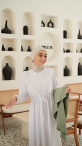 Jilbab Instan Bergo Daily Crinkle Airflow Premium | Hijab Crinkle L Muslim Kerudung Wanita