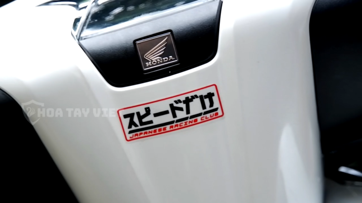 Tem TIẾNG NHẬT dán biển số xe máy trang trí làm nổi bật in UV trên decal siêu trong