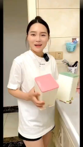 Wall-mounted Sanitary Napkin Storage Box Dust-proof Tissue Paper and Cotton Swab Storage Box Bathroom Organizer Accessories