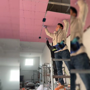 แผ่นเสริมฝ้าเพดาน เครื่องมือซ่อมแผ่นยิปซั่ม  เครื่องมือซ่อมฝ้าเพดาน  แผ่นยิปซัม ตัวระบุตำแหน่งเพดาน  แผ่นยิปซัม พาเลท