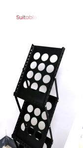 Aluminum and Iron Foldable Brochure Magazine Data Rack| A4 | Exhibition Flyers Display Stand