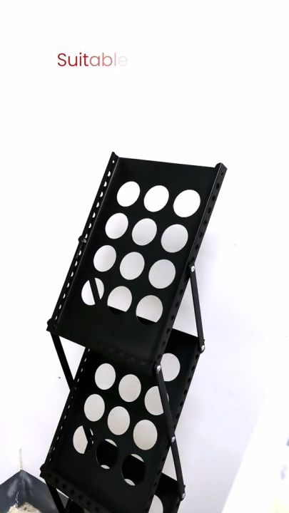 Aluminum and Iron Foldable Brochure Magazine Data Rack| A4 | Exhibition ...