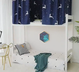 1PC Student Bed Curtain Upper Lower Bunk Boys Girls Shading Cloth Dormitory College Students Curtains ins Style Bedding