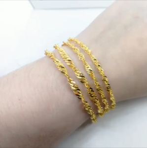 Rantai Tangan Gila2 Padu Emas 916 4G Ke Atas Yon Hing