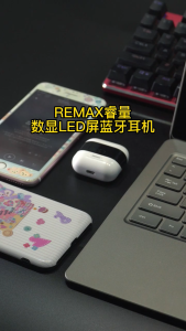 Remax TWS-10 Plus Dynamic Mini HIFI Metal Bluetooth Earbuds with Digital Display In-Ear Stereo and Compact Design