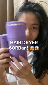 HAYYLIFE Hair dryer Lipat Fold Portable Angin Kuat Tidak Bising Blueray Pengering Rambut HL-DBA595
