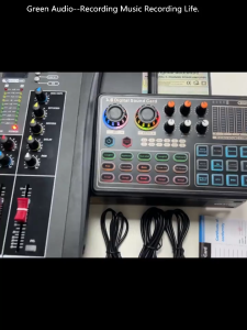 ⚡ของแท้100%⚡การ์ดเสียง X6 Sound card แบบไลฟ์สดโทรศัพท์มือถือสองเครื่องต่อ USBได้ การ์ดเสียงภายนอกเครือข่าย K POP เพลง เสียง เสถียรสุด