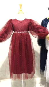 gamis anak perempuan Elis 2-11Tahun / gamis pesta anak terbaru 2024 / gamis anak terbaru 2024 viral