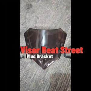 [COD] Winsil Visor HONDA Beat Street - Windshield Kaca Depan Variasi Motor Plus Breket Bonus Baut