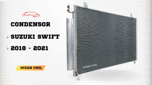 แผงแอร์ ซูซูกิ สวิฟ รุ่น3 ปี 2018 - 2021 CD0113 Condenser for Suzuki swift แผงคอยล์ร้อน คอยล์ร้อน รังผึ่ง  สวิ๊ฟ 2019 2020 น้ำยาแอร์ r134a คอลย์ร้อน รังผึ้งแอร์