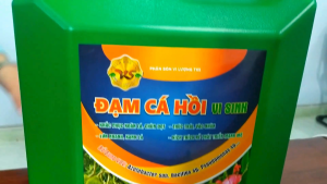 ĐẠM CÁ HỒI Vi Sinh - can 10 lít - Phân bón lá chất lượng