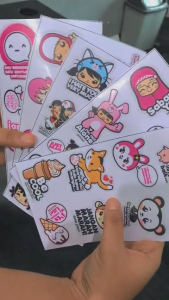 [  MAC ] 40 PCS STICKER AESTHETIC KATA KATA LUCU UNTUK LAPTOP CASE TUMBLER - F4