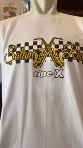 Kaos Band Populer TIPE-X: Desain Unik & Salam Rindu