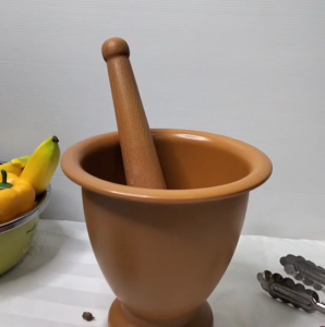 ครก ครกปลอดเชื้อรา ครกพลาสติก 7.5 นิ้ว ครกอนามัยพร้อมสาก ใช้ทนทาน ปลอดเชื้อรา