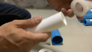 {ลิขสิทธิ์แท้} Saun Glin ตัวแทนจำหน่าย ซิลิโคนกันกลิ่น กันแมลง สำหรับท่อรูใน 50-60มม.