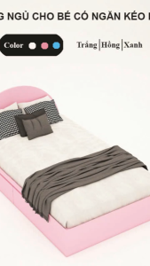 FREESHIP HCM - Giường Ngủ Gỗ Ngăn Kéo Giường Ngủ Cho Bé Tatana MDF049 - có thiết kế theo yêu cầu